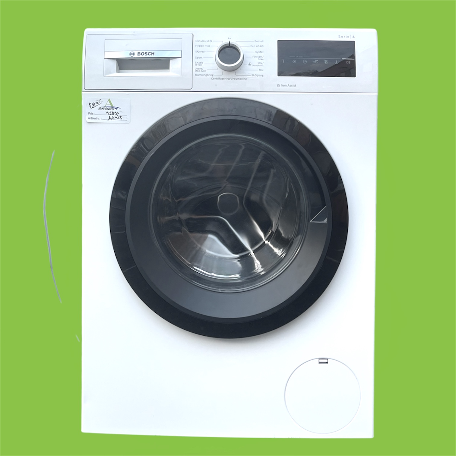 IMG_3833 Tvättmaskin 9 kg Bosch Serie 4 WAN2822ESN - Bild 1
