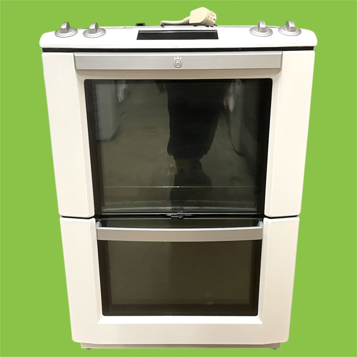 IMG_3852 Spis 400 V 2 st Ugnar Vit Husqvarna QSG6240W - Bild 1