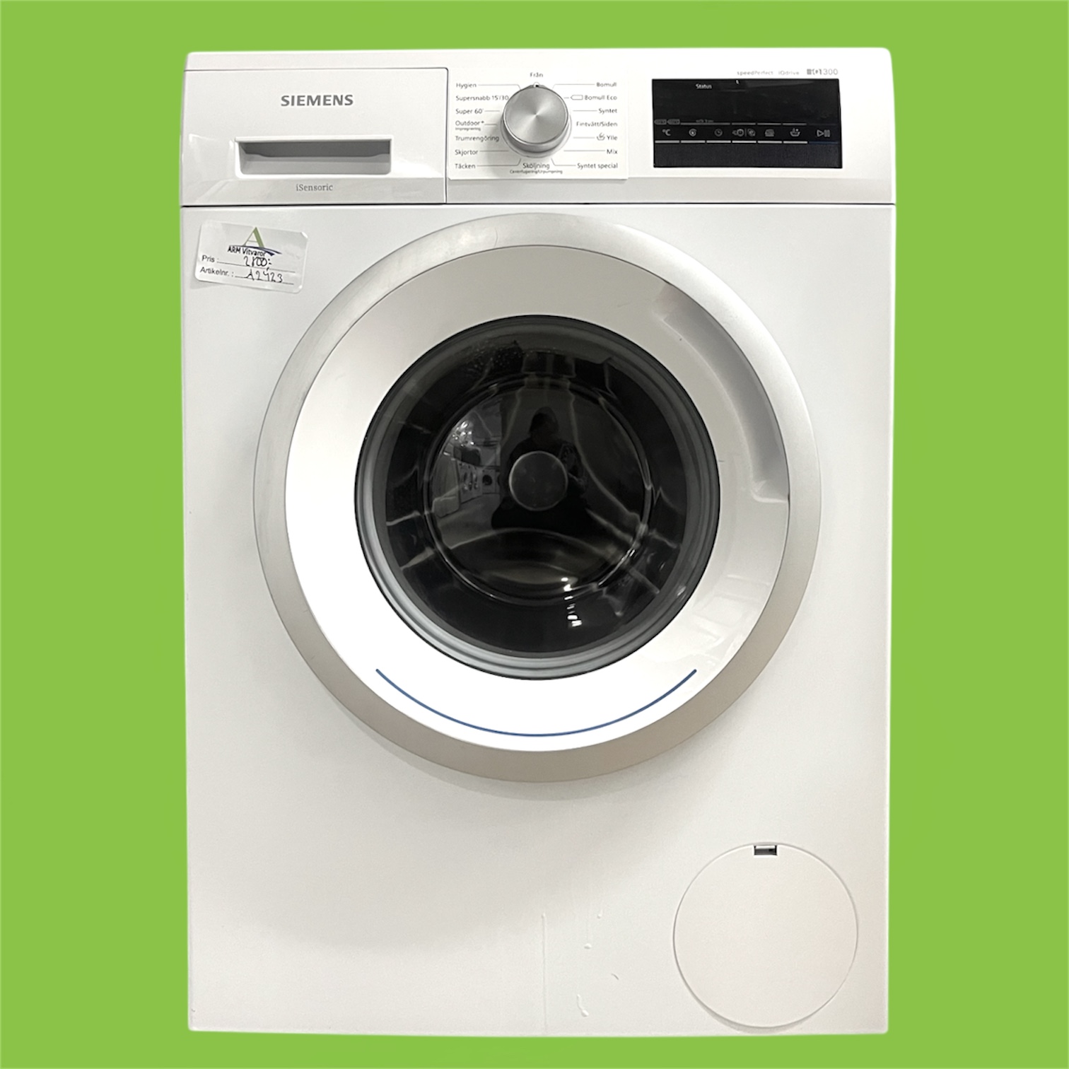 IMG_4814 Tvättmaskin 8 kg Siemens iQ300 WM14N2E8DN - Bild 1