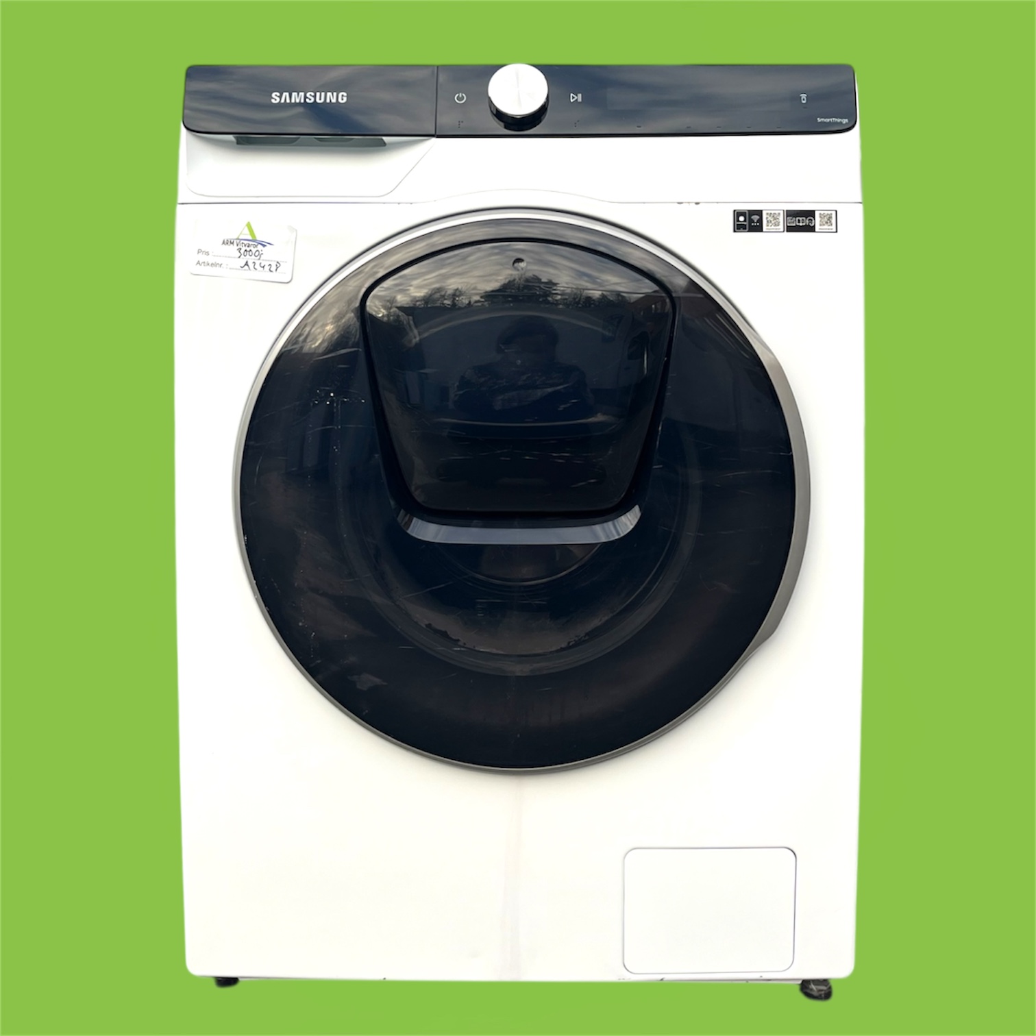 IMG_5121 Smart Kombinerad Tvätt Tork 9 kg Samsung 9500 Series WD95T954ASE - Bild 1