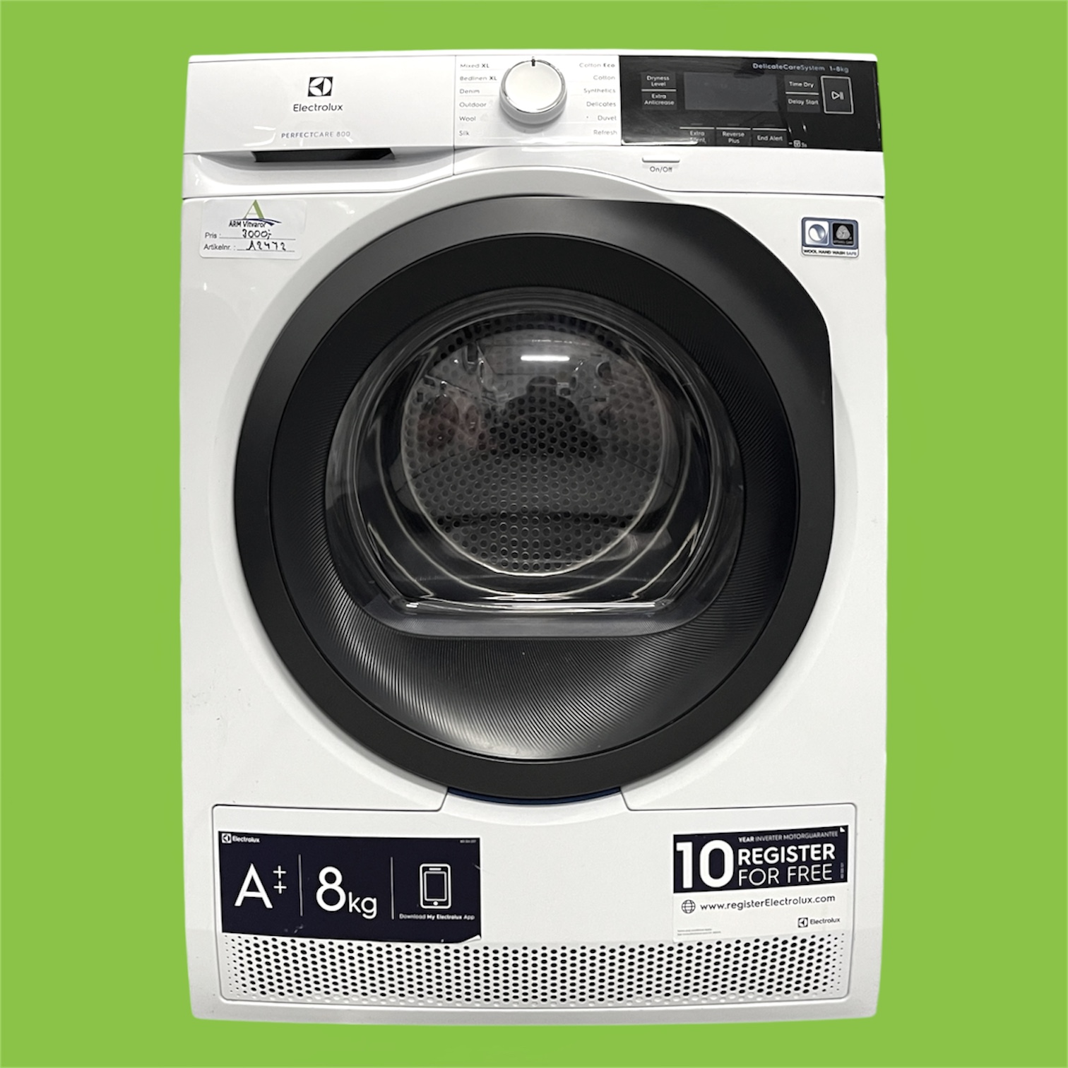 IMG_7578 (1) Torktumlare 8 kg Electrolux PerfectCare 800 EW8H668B3 - Bild 1