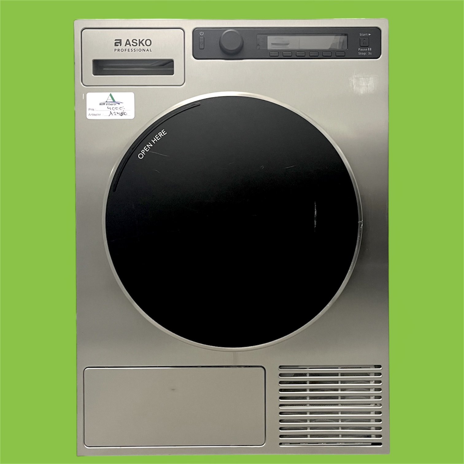 IMG_8529 Torktumlare Rostfritt 7 kg Asko Professional Butterfly Drying TDC1772CC.S - Bild 1