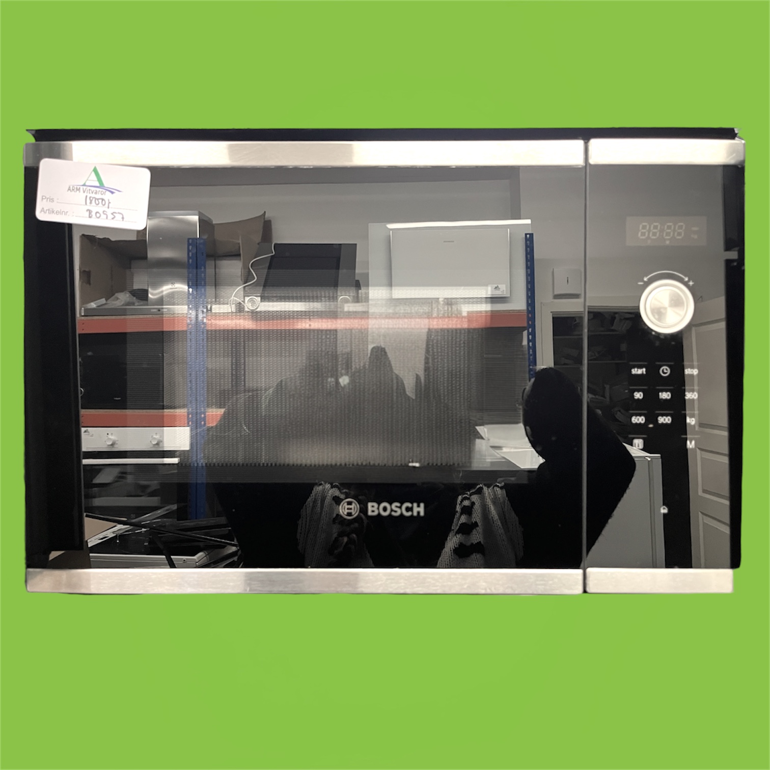 IMG_8801 Inbyggnadsmikrovågsugn Rostfritt Bosch Serie 6 BFL554MS0 - Bild 1