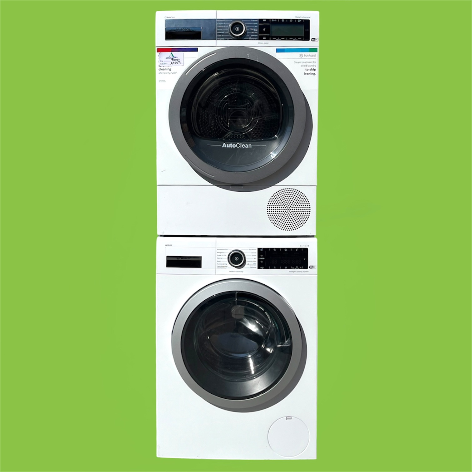 Photoroom_20260413_100918 Smart Tvätt Tork PKT 9 kg Bosch HomeProfessional WAV28KHBSN WTX8HEL9SN - Bild 1