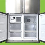 Side by Side 182 cm Rostfritt Beko G92610NE - Bild 3