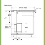 Bänkmonterad Köksfläkt 90 cm Siemens iQ500 LD96DAM50 - Bild 3