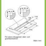 Bänkmonterad Köksfläkt 90 cm Siemens iQ500 LD96DAM50 - Bild 7