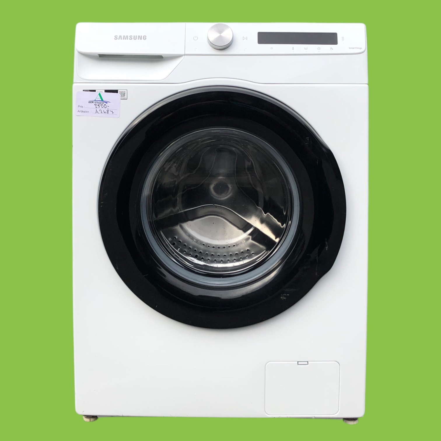 IMG_3232 Smart Tvättmaskin 9 kg Samsung 5000 Series EcoBubble WW90T504CAW - Bild 1