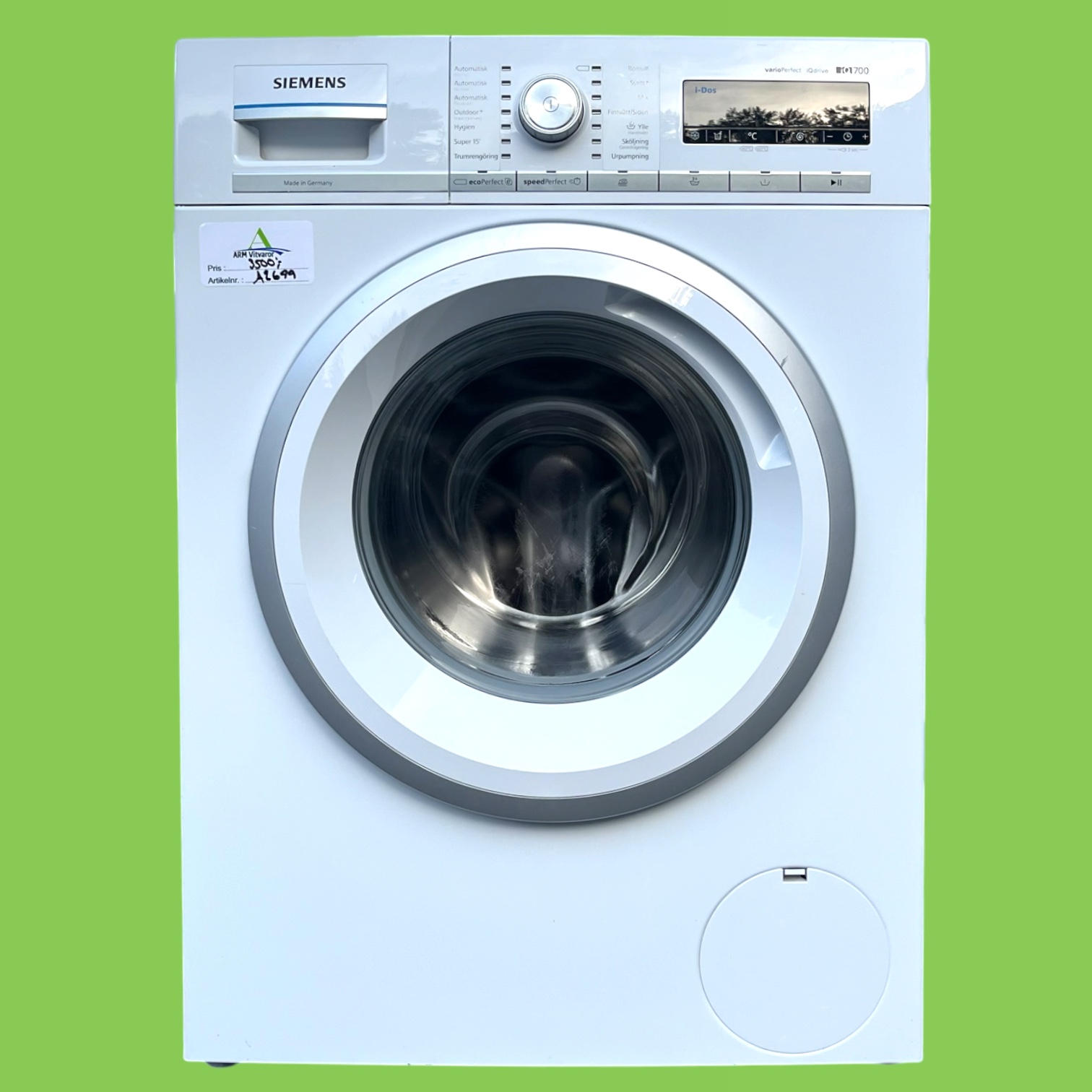 Photoroom_20260929_101157 Tvättmaskin 8 kg Siemens iQ700 i-Dos WM16W648DN - Bild 1